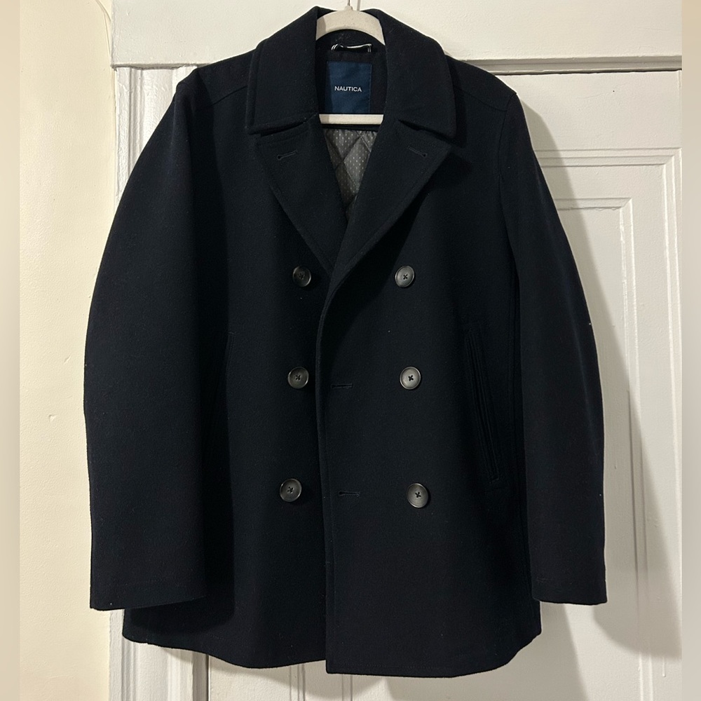 Men's Navy Peacoat